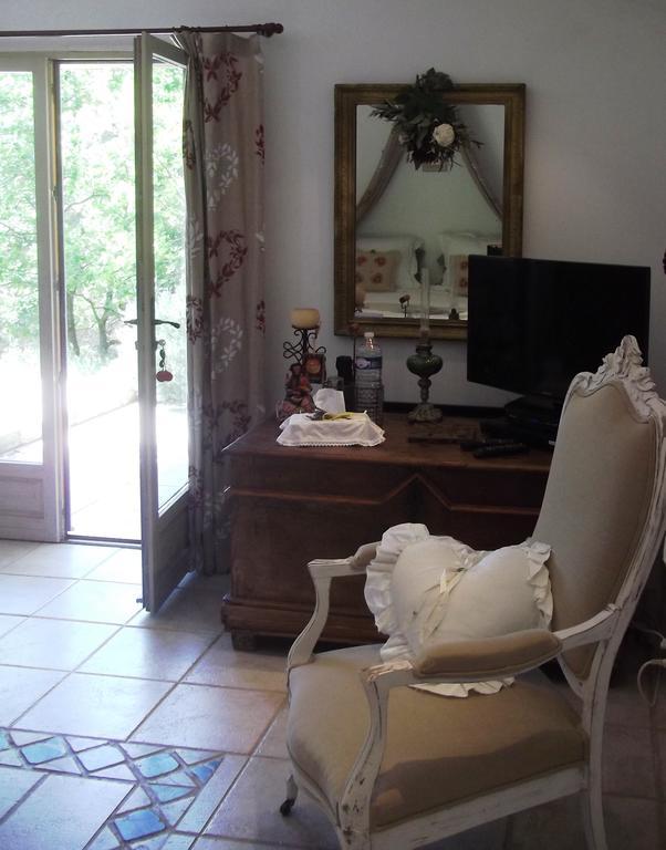 La Bastide Du Vallon Pensionat Saumane-de-Vaucluse Rum bild