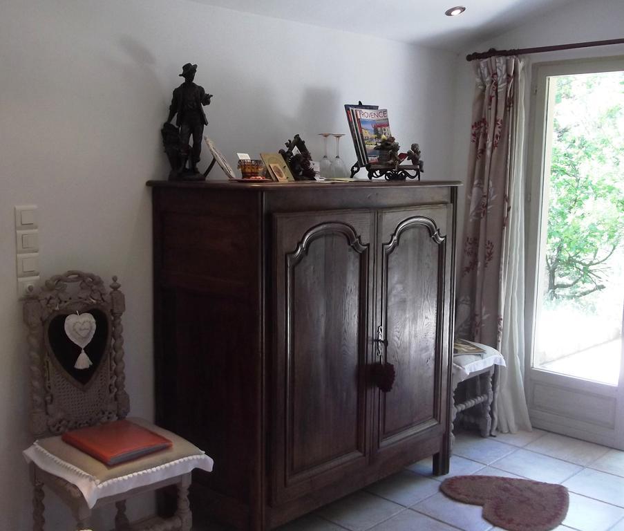 La Bastide Du Vallon Pensionat Saumane-de-Vaucluse Rum bild