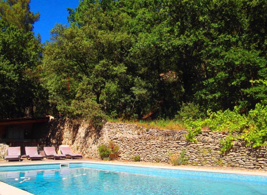 La Bastide Du Vallon Pensionat Saumane-de-Vaucluse Exteriör bild