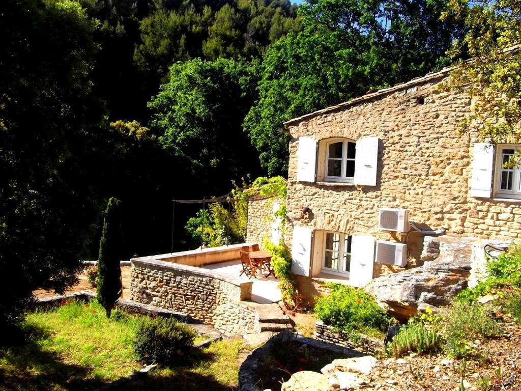 La Bastide Du Vallon Pensionat Saumane-de-Vaucluse Exteriör bild